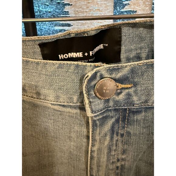 NWT Homme Femme Tesla Denim Gradient Jeans size 40 - Picture 5 of 11